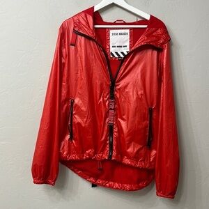 Steve Madden Red Windbreaker Jacket